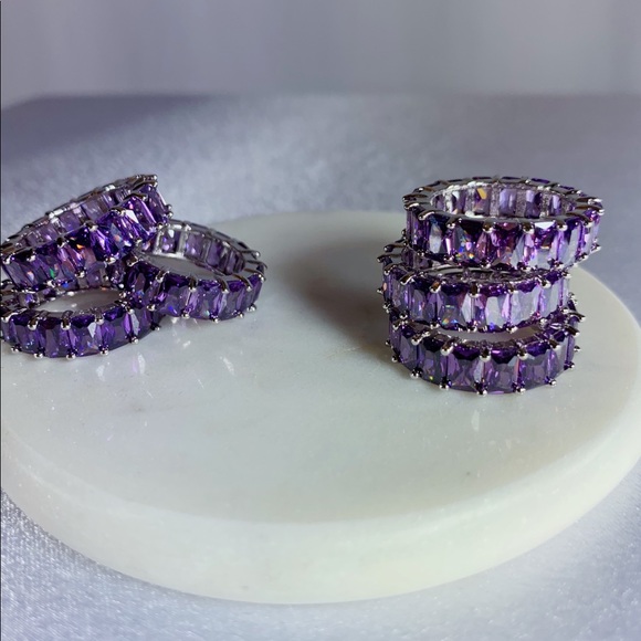 PURPLE ETERNITY RING 💜 - Picture 2 of 2